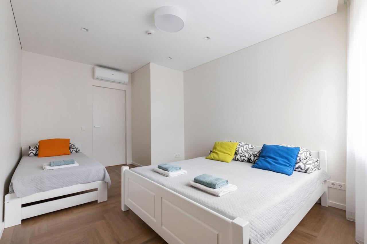 3 Bedroom Apart/24H Self Check In/Free Parking/Up To 6 People/ Vilnius Esterno foto